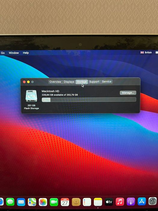 MacBook Pro (13" 256GB SSD 8GB Ram Mid 2014)