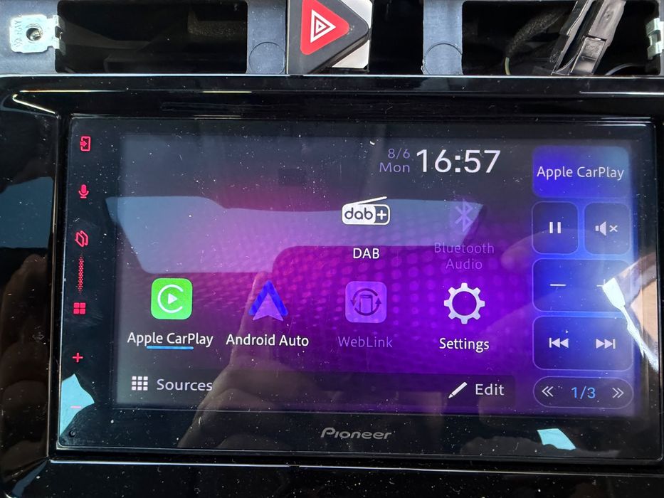 Navigatie pioneer carplay