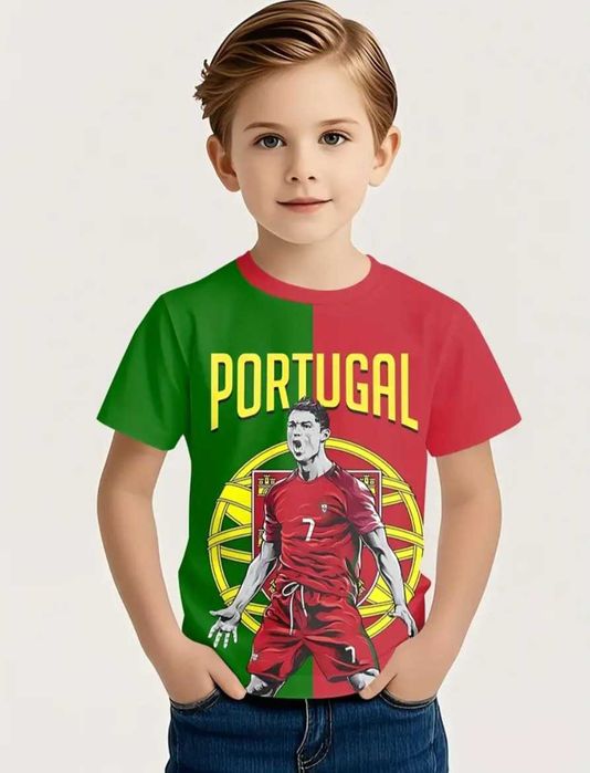 Детска Тениска Роналдо Португалия от 4 до 14
