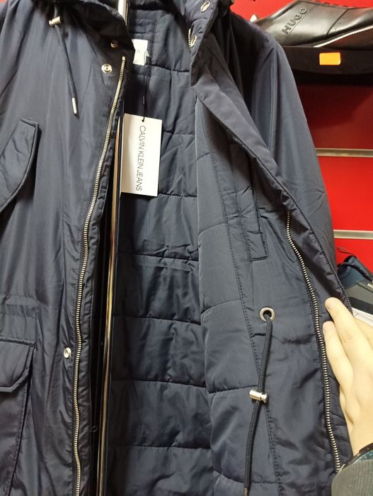 Оригинална мъжка парка Calvin Klein M L нова яке Калвин Клейн