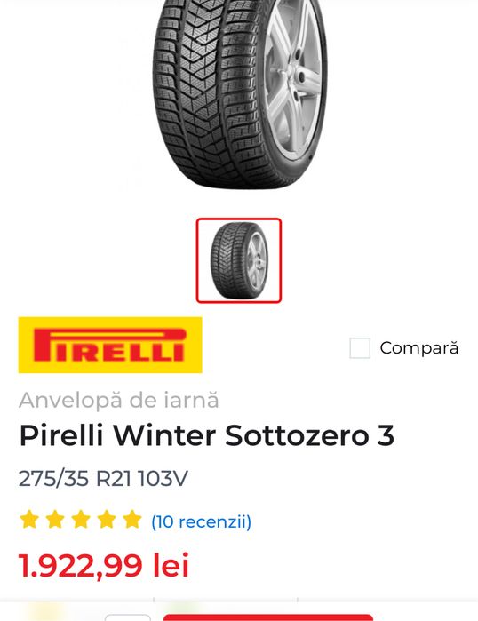 Anvelope Pirelli noi set 275/35 R 22, 315/30 R 22 dot 2020
