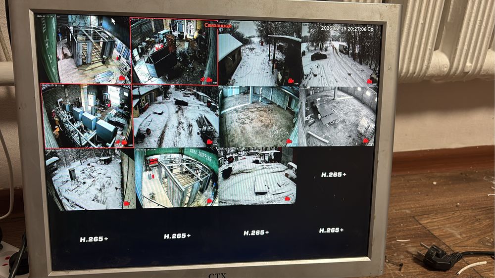 Установка камеры видеонаблюдение !