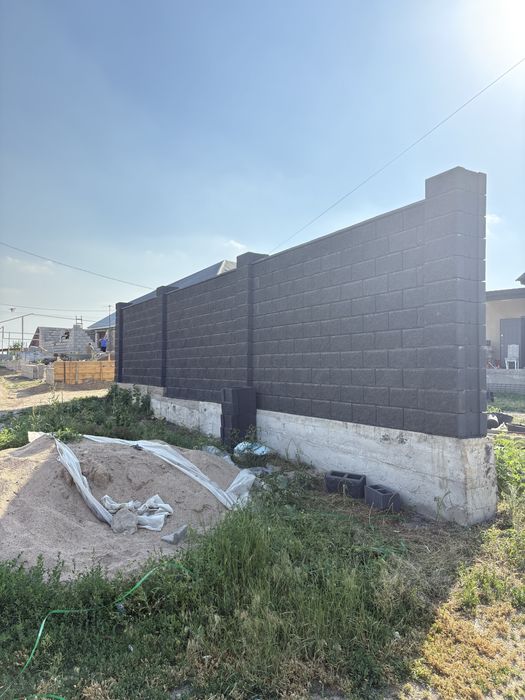 Кладка забора (забор жасаймыз)