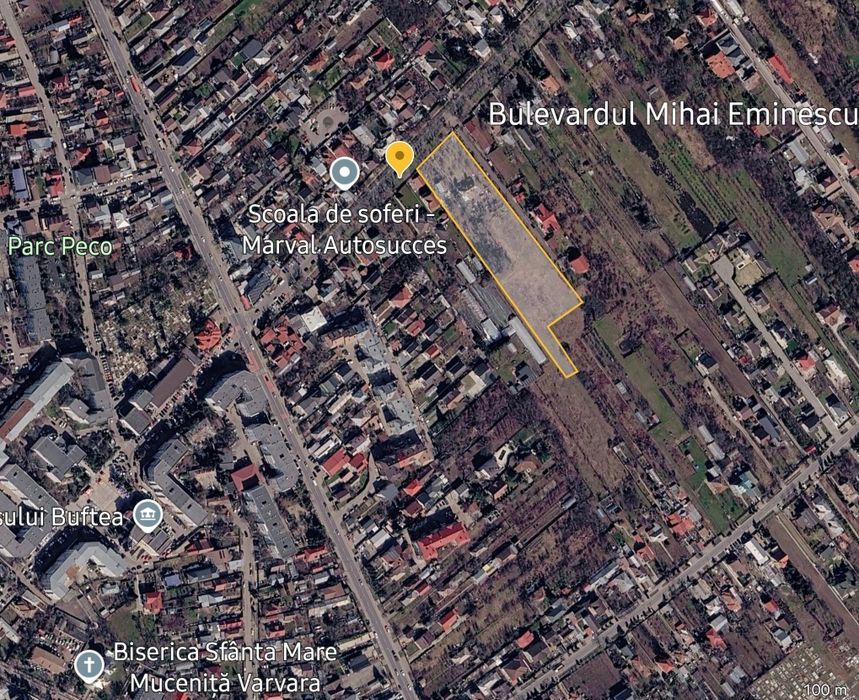 Teren intravilan 11.800 mp – Central Buftea