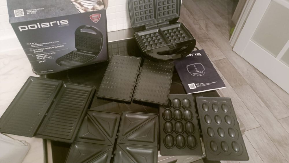 Мини-пекарня – вафельница  POLARIS 5 в 1