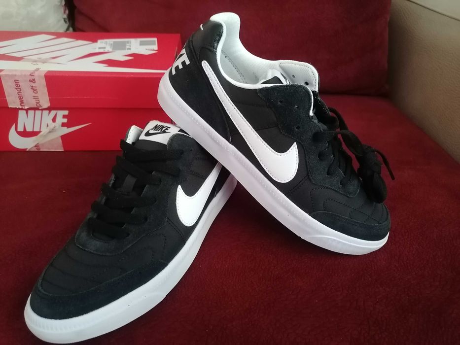 Adidași bărbați Nike NSW Tiempo Trainer – | pantof sport stil tenis fotbal | confort zilnic | sneakers negru original nou -Incaltaminte Marime 40