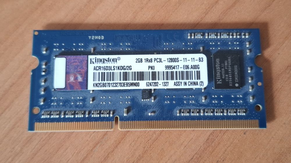 Оперативная память  DDR3L 2Gb
