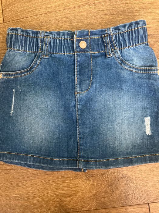 Бебешка дънкова  пола  18-24 Original marines