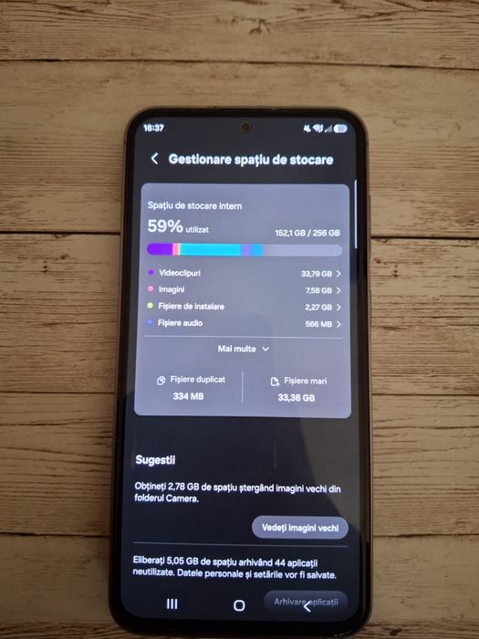 Vând Telefon S23 FE 256GB 8GB RAM Black GRAPHITE, in stare excelentă