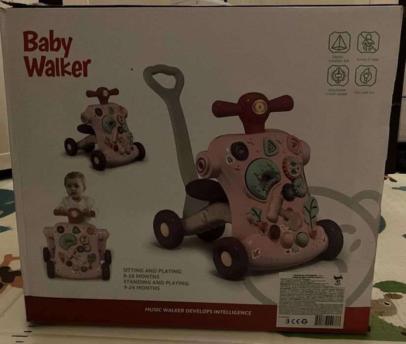 Музикална проходилка Baby Play 5 в 1 (Huanger)