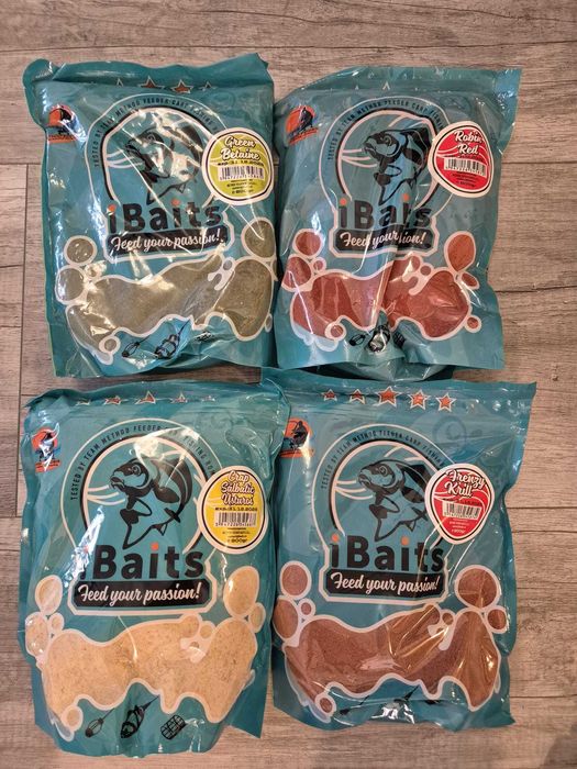 Pachet 9 pungi nada + 6 cutii wafters iBaits pescuit Feeder