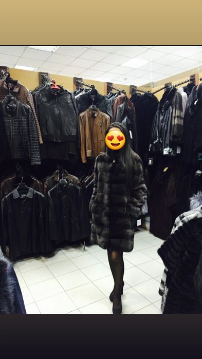 Норковая шуба б/у