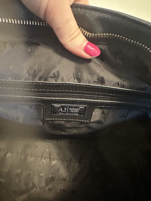 Geanta neagra Armani