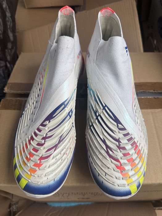 Ghete sintetic Adidas Predator Edge Laceless Pro