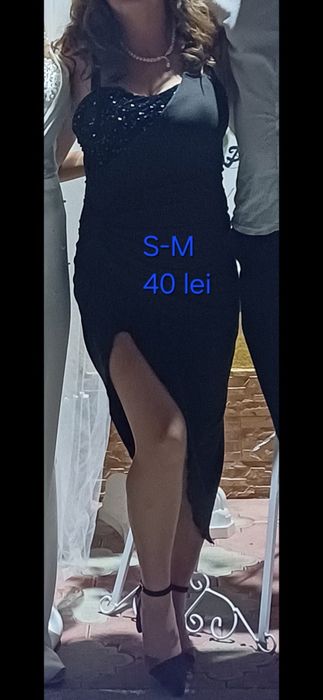 Rochie neagră elegantă S-M