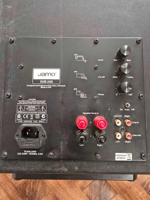JAMO SUB 250 субуфер + тонколони JAMO STUDIO 180