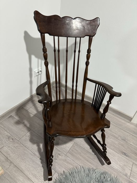 Scaun lemn balansoar