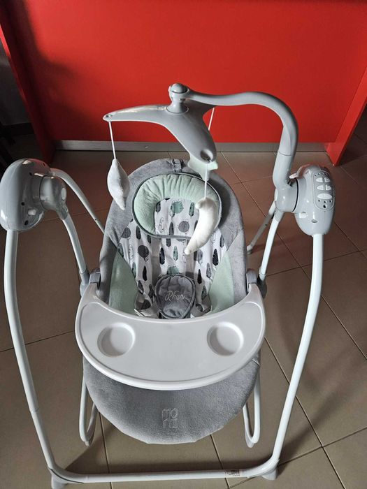 Електрическа люлка и шезлонг 2в1 Moni Rhea Мента