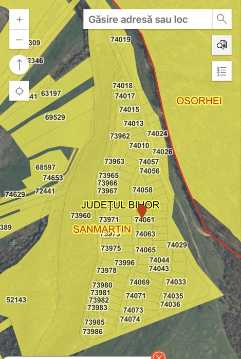 Teren in Betfia de 500mp