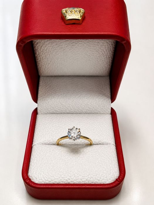 Годежен пръстен 14K | 1.04 ct Lab Grown Diamond | IGI | VS2 | Нов Размер 54