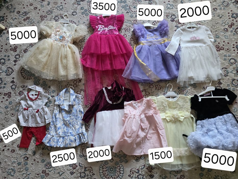 Одежда для девочек 2–3 лет.