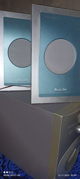 Усилитель с колонками от компьютера