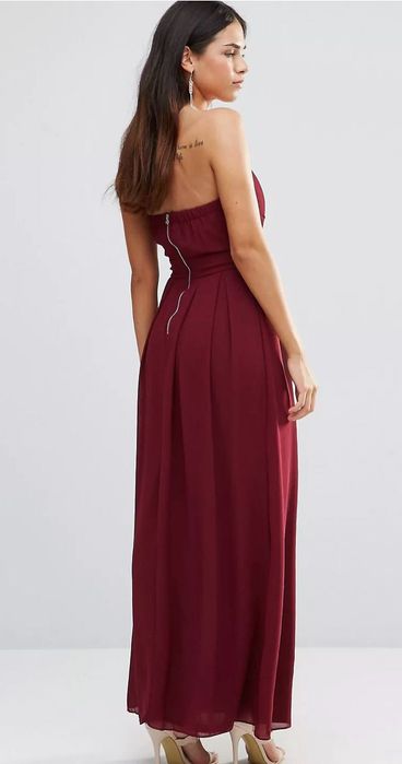 Rochie dama ASOS eveniment/ marime XS-S/culoare burgundy
