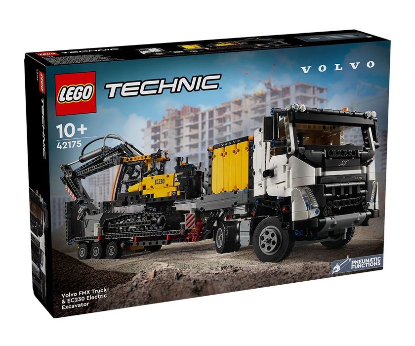 LEGO 42175 Technic 42175 - Камион Volvo FMX и екскаватор EC230