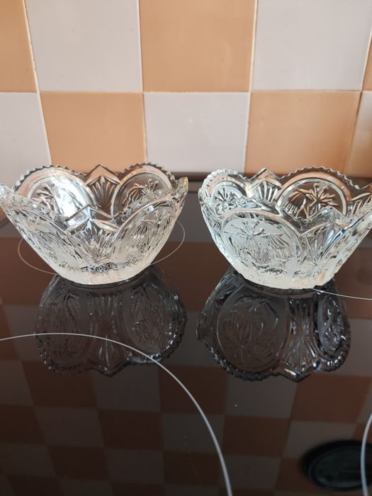 Салатники хрустальные.
