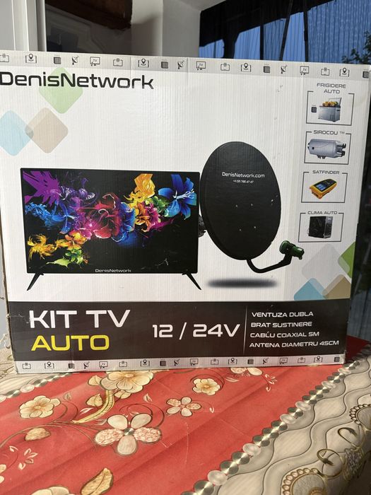 Televizor +antena de camion