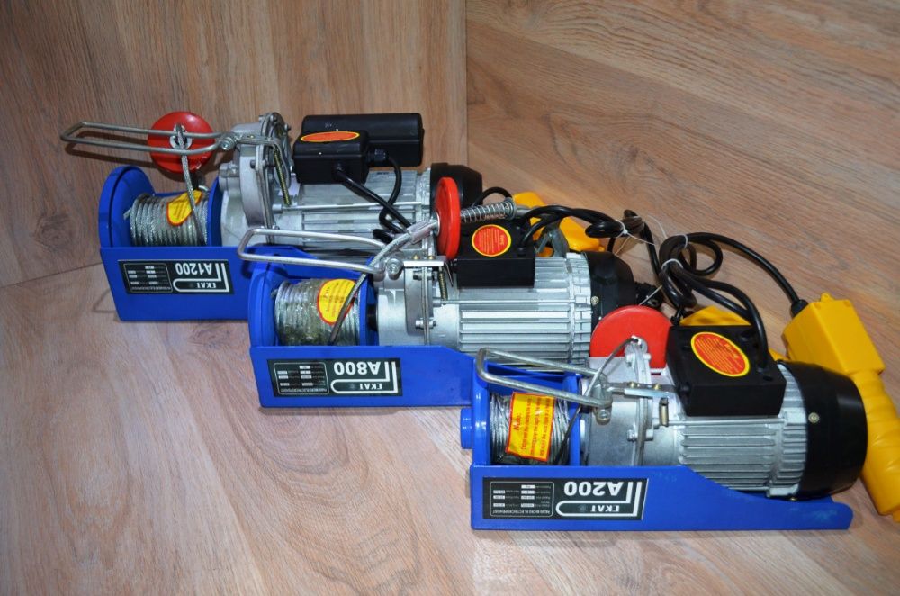 Лебедка тросовая электрическая СКАТ 200,800,1200кг