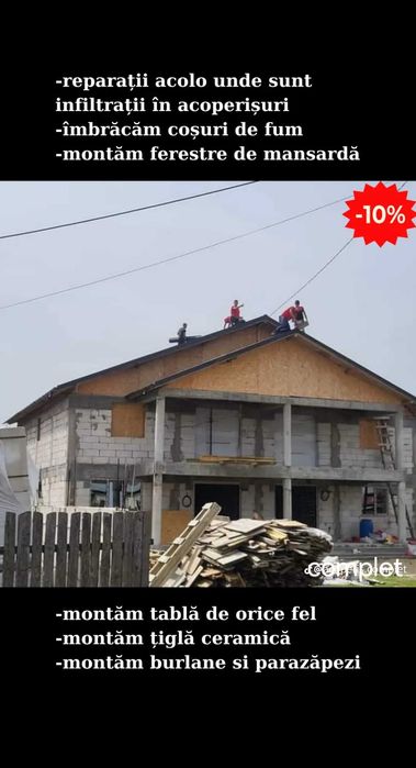Acoperisuri si reparații de urgenta