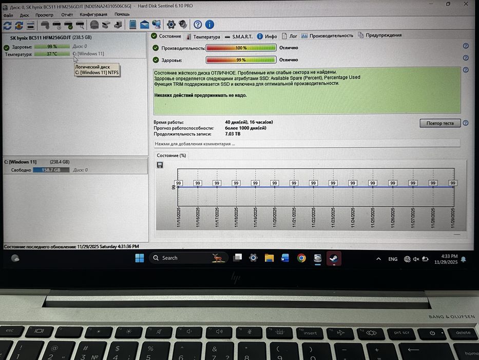 HP elitebook 14 duym 16/256gb