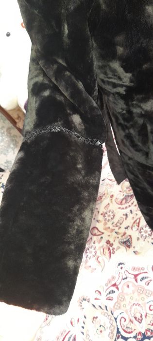 Красивая шуба мутон