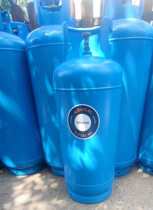 Butelie propan GPL 50L/80L noua, cu acte, pentru aragaz si centrala