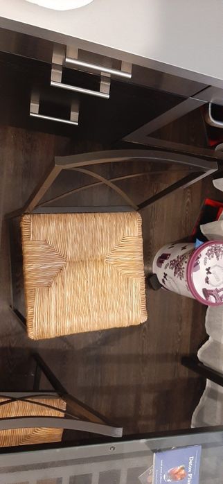 Vand masa de bucatarie IKEA din sticla cu 4 scaune