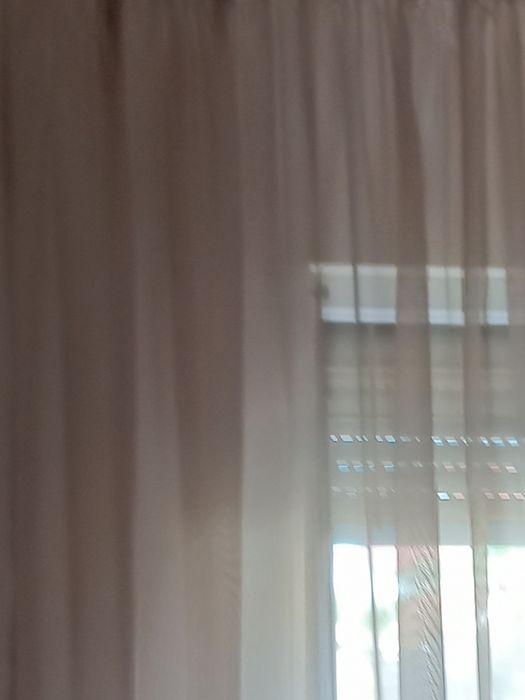 Perdele din voal cream și cappuccino