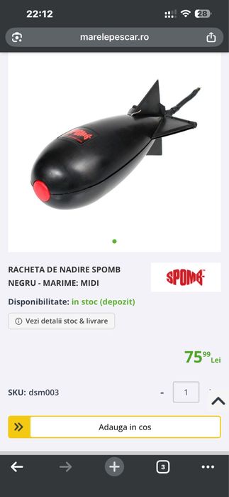 Lanseta FL Spod 3.90m 6 lbs. + Mulineta Tazura SLC 14000