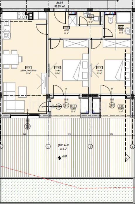 Продава се Тристаен апартамент в София, Малинова долина - 99 кв.м за 1370 €/кв.м - Снимка #3