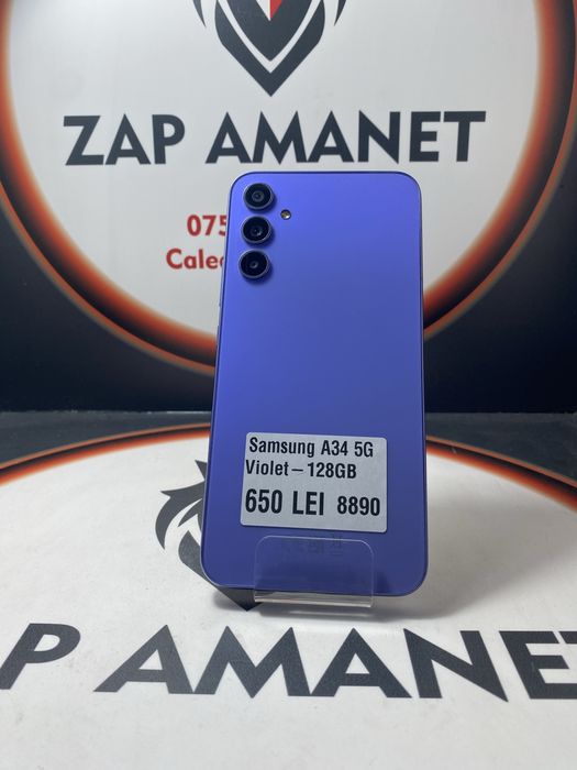 ZAP AMANET Vitan - Samsung A34 5G - 128GB - Violet