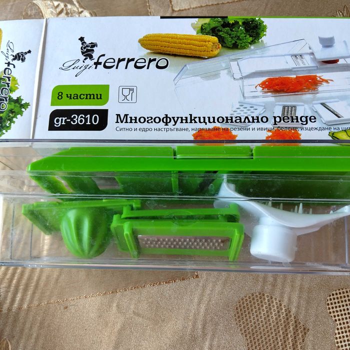 Ренде, мултифункционално с 8 приставки ,използвано
