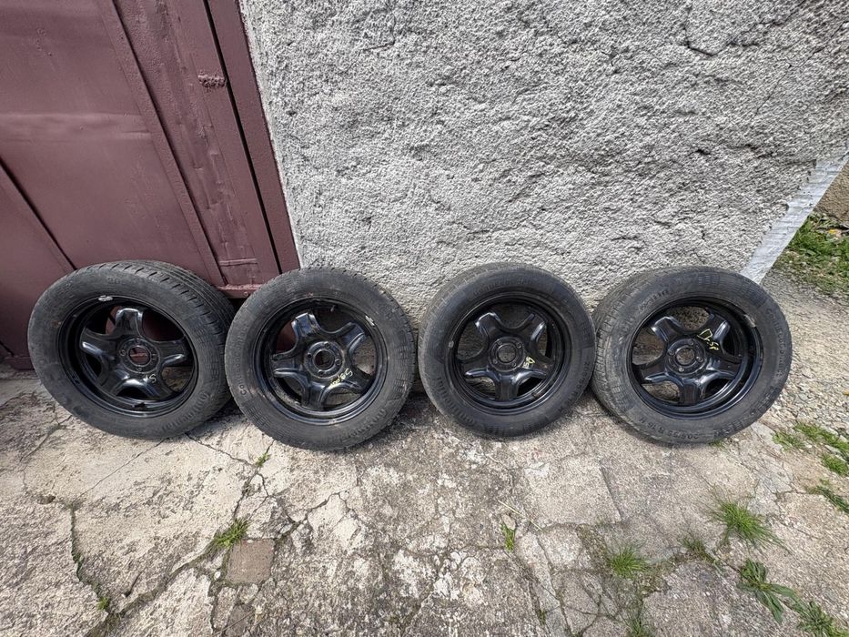 Jante originale DACIA cu anvelope Continental 205/55 R16 noi