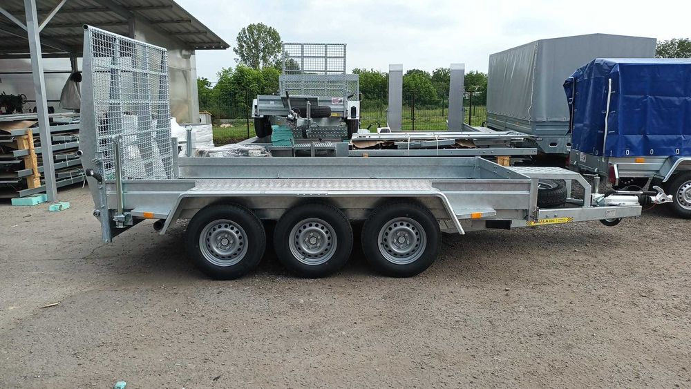 Oferta remorca transport utilaj, noua, pana la 4m, MMA3500 kg