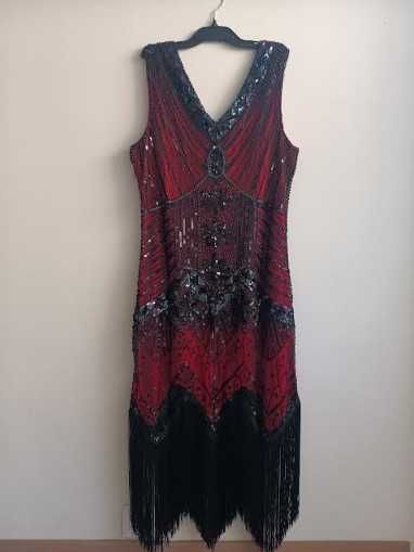 Дамски костюм в стил Гетсби, официална рокля