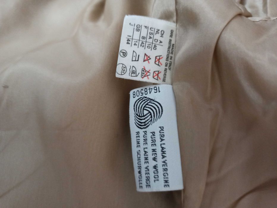 Sacou MaxMara bej din lana marimea 44