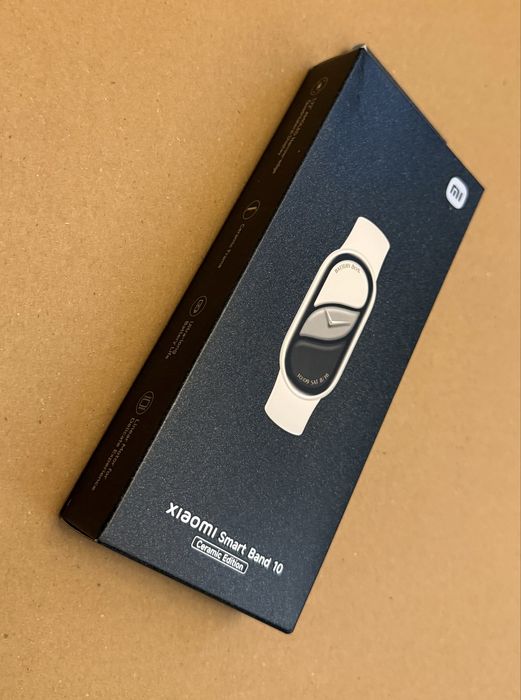 Ceas Xiaomi Smart Band 10 SIGILAT ! Ceramic Edition Alb Silver White