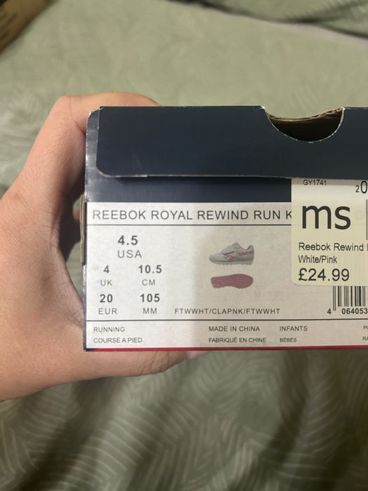 Детски маратонки Reebok, размер 20