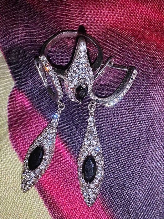 Комплект из серебра 925 пробы