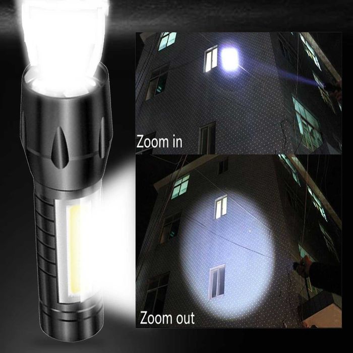 LED ФЕНЕР cree със zoom. ЛАМПА КЪМПИНГ ФЕНЕР. ФЕНЕРИ. Фeнерче. Fener