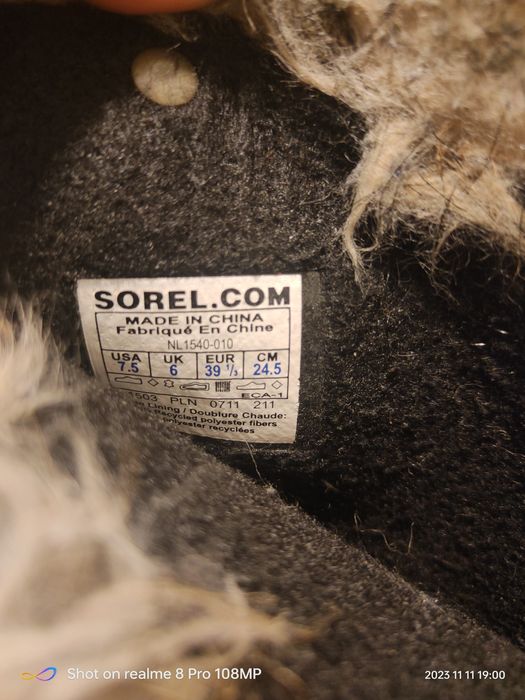 Cizme Sorel piele naturala 39,5